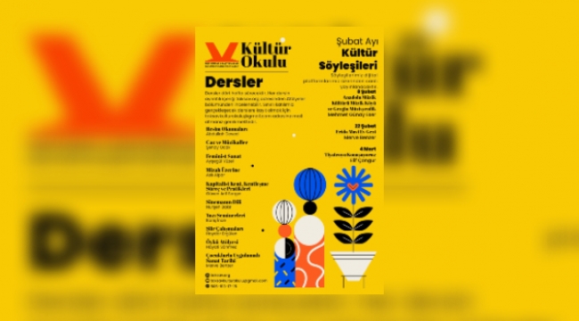 TAKSAV Kültür Okulu başlıyor