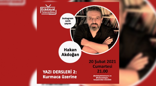 Yazar Hakan Akdoğan'dan yazı dersleri