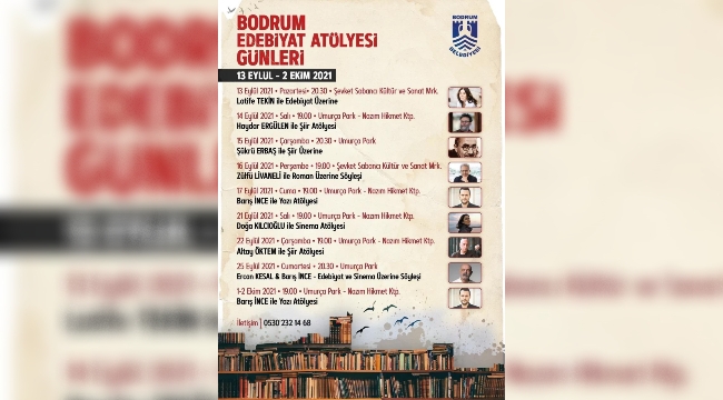Bodrum'da Edebiyat Atölyesi Günleri 