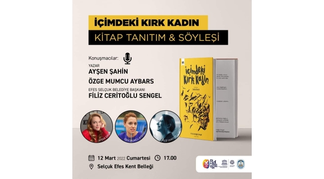 Önsözünü Başkan Filiz Ceritoğlu Sengel'in yazdığı İçimdeki Kırk Kadın kitabının tanıtımı yapılıyor