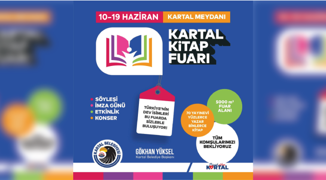 Kartal kitap fuarı 10 Haziran'da başlıyor