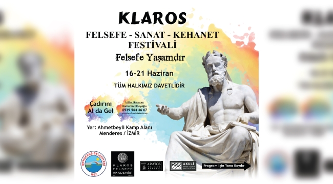 Menderes'te felsefe dolu festival